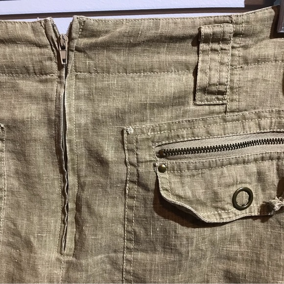 2 for $20 Marie Claire Utility Style A-line Skirt with Front Pocket. size 11 - Picture 6 of 14